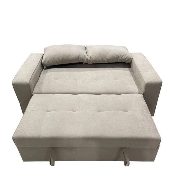 Καναπές Κρεβάτι Διθέσιος  AISHA Καφέ Ύφασμα 176x102x91cm