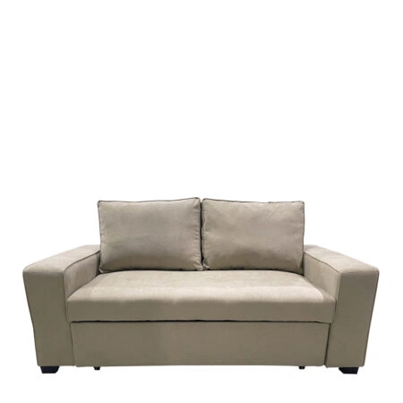 Καναπές Κρεβάτι Διθέσιος AISHA Καφέ Ύφασμα 176x102x91cm