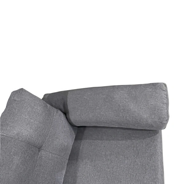 Καναπές Γωνιακός  GLINDA Αριστερή Γωνία Γκρι Ύφασμα 282x197x90cm