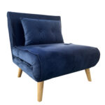 Πολυθρόνα  ALFHARD Μπλε Ύφασμα 77x80x79cm