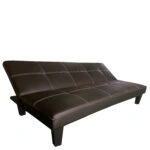 Καναπές Κρεβάτι Τριθέσιος  ERYNDOR Καφέ PU 186x90x82cm