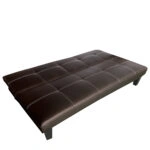 Καναπές Κρεβάτι Τριθέσιος  ERYNDOR Καφέ PU 186x90x82cm