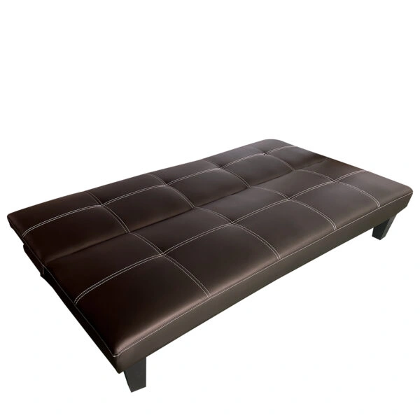 Καναπές Κρεβάτι Τριθέσιος  ERYNDOR Καφέ PU 186x90x82cm