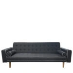 Καναπές Κρεβάτι Τριθέσιος  AUBREY Γκρι Ύφασμα 224x88x84cm