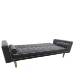 Καναπές Κρεβάτι Τριθέσιος  AUBREY Γκρι Ύφασμα 224x88x84cm