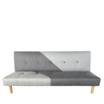 Καναπές Κρεβάτι Τριθέσιος NERISSA Αποχρώσεις Γκρι Ύφασμα 178x87x78cm