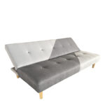 Καναπές Κρεβάτι Τριθέσιος NERISSA Αποχρώσεις Γκρι Ύφασμα 178x87x78cm