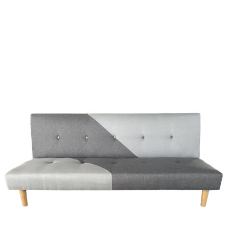 Καναπές Κρεβάτι Τριθέσιος NERISSA Αποχρώσεις Γκρι Ύφασμα 178x87x78cm