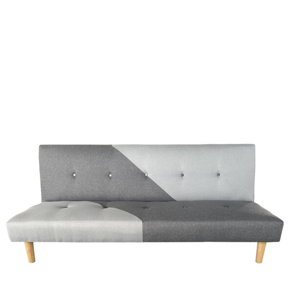 Καναπές Κρεβάτι Τριθέσιος NERISSA Αποχρώσεις Γκρι Ύφασμα 178x87x78cm