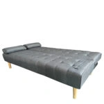 Καναπές Κρεβάτι Τριθέσιος  ELFREDA Γκρι Ύφασμα 188x83x83cm