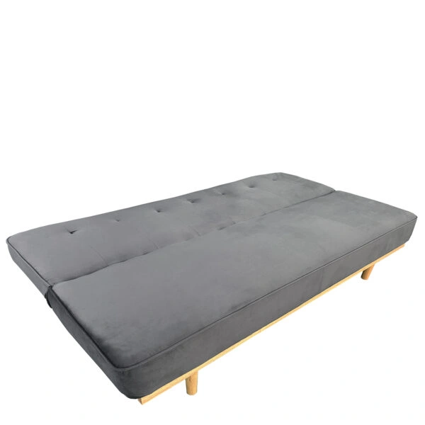 Καναπές Κρεβάτι Τριθέσιος  CELESTE Γκρι Ύφασμα 193x85x88cm