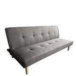 Καναπές Κρεβάτι Τριθέσιος  MARILINA Γκρι Ύφασμα 181x86x75cm