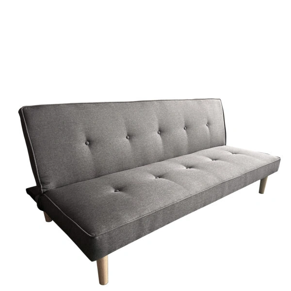 Καναπές Κρεβάτι Τριθέσιος  MARILINA Γκρι Ύφασμα 181x86x75cm