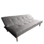 Καναπές Κρεβάτι Τριθέσιος  MARILINA Γκρι Ύφασμα 181x86x75cm