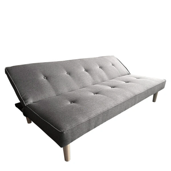 Καναπές Κρεβάτι Τριθέσιος  MARILINA Γκρι Ύφασμα 181x86x75cm