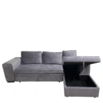 Καναπές Κρεβάτι Γωνιακός  PREMIERE Δεξιά Γωνία Γκρι Ύφασμα 271x163x80cm