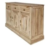 Artekko Munggur Ξύλινος Μπουφές σε Ανοιχτό Καφέ (150x45x90)cm