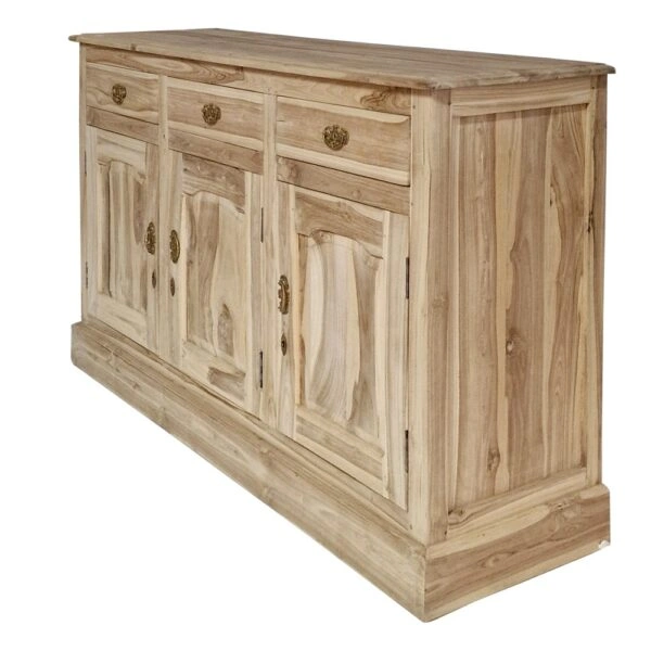 Artekko Munggur Ξύλινος Μπουφές σε Ανοιχτό Καφέ (150x45x90)cm