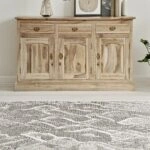 Artekko Munggur Ξύλινος Μπουφές σε Ανοιχτό Καφέ (150x45x90)cm