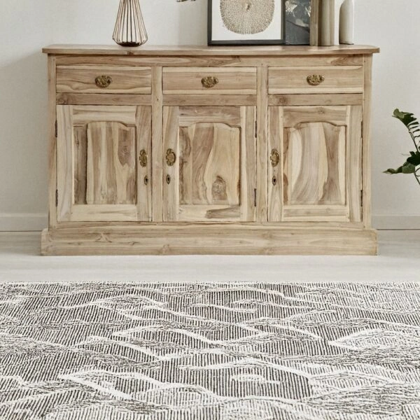 Artekko Munggur Ξύλινος Μπουφές σε Ανοιχτό Καφέ (150x45x90)cm