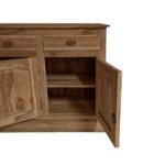 Artekko Munggur Ξύλινος Μπουφές σε Φυσική Απόχρωση (150x45x90)cm