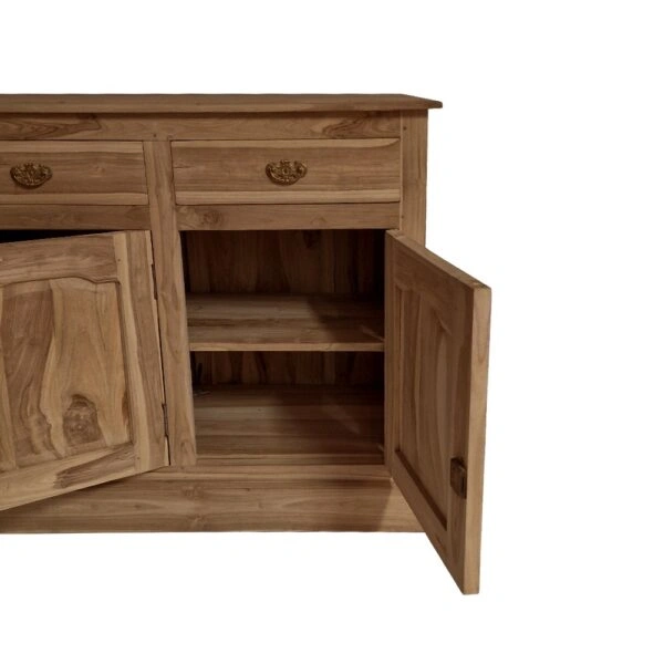 Artekko Munggur Ξύλινος Μπουφές σε Φυσική Απόχρωση (150x45x90)cm