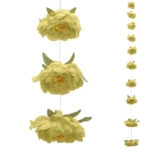 ΓΙΡΛΑΝΤΑ ΠΑΙΩΝΙΑ ΚΙΤΡΙΝΟ ΓΙΓΑΣ 10 ΑΝΘΗ - 11x180cm 6/ΚΙΒ