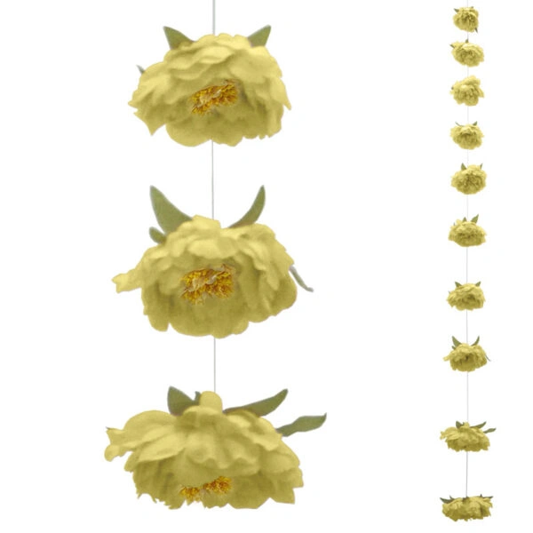 ΓΙΡΛΑΝΤΑ ΠΑΙΩΝΙΑ ΚΙΤΡΙΝΟ ΓΙΓΑΣ 10 ΑΝΘΗ - 11x180cm 6/ΚΙΒ