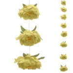 ΓΙΡΛΑΝΤΑ ΠΑΙΩΝΙΑ ΚΙΤΡΙΝΟ ΓΙΓΑΣ 8 ΑΝΘΗ - 22x180cm 24/ΚΙΒ