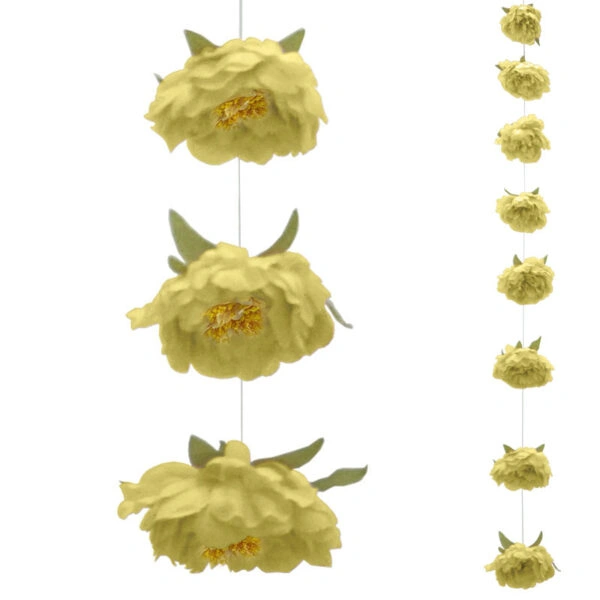 ΓΙΡΛΑΝΤΑ ΠΑΙΩΝΙΑ ΚΙΤΡΙΝΟ ΓΙΓΑΣ 8 ΑΝΘΗ - 22x180cm 24/ΚΙΒ