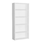 LINES ΒΙΒΛΙΟΘΗΚΗ 4ΡΑΦΙΑ ΛΕΥΚΟ 79x29xH180cm