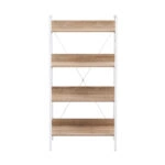 ONE STEP UP ΒΙΒΛΙΟΘΗΚΗ 4ΡΑΦΙΑ SONOMA ΛΕΥΚΟ 60x35xH117cm