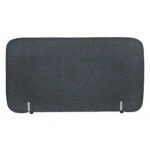 OVAL ΚΡΕΒΑΤΙ ΧΩΡΙΣ ΑΠΟΘΗΚ. ΧΩΡΟ (ΓΙΑ ΣΤΡΩΜΑ 160x200cm) ΑΝΘΡΑΚΙ 221x209x122