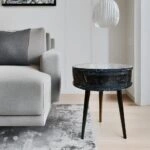 Artekko Strons Τραπέζι Βοηθητικό Στρογγυλό (51.5x51.5x58)cm