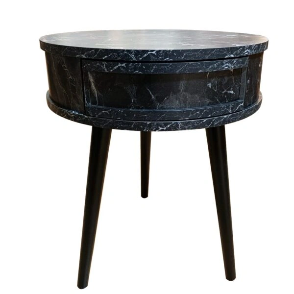 Artekko Strons Τραπέζι Βοηθητικό Στρογγυλό (51.5x51.5x58)cm