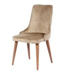 Ekrooclas Καρέκλα Ξύλο Καφέ Χρώμα (53x64x95)cm