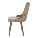 Ekrooclas Καρέκλα Ξύλο Καφέ Χρώμα (53x64x95)cm