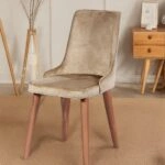 Ekrooclas Καρέκλα Ξύλο Καφέ Χρώμα (53x64x95)cm