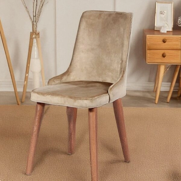 Ekrooclas Καρέκλα Ξύλο Καφέ Χρώμα (53x64x95)cm