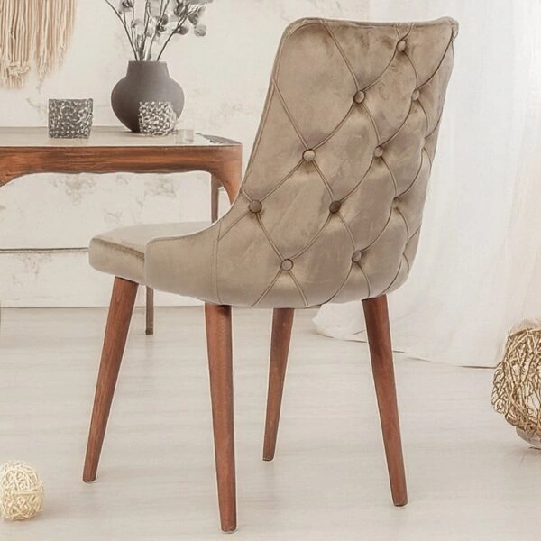 Ekrooclas Καρέκλα Ξύλο Καφέ Χρώμα (53x64x95)cm