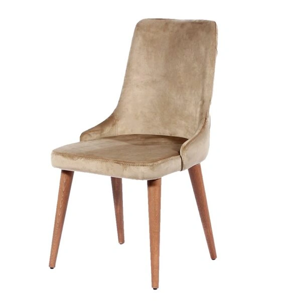 Ekrooclas Καρέκλα Ξύλο Καφέ Χρώμα (53x64x95)cm