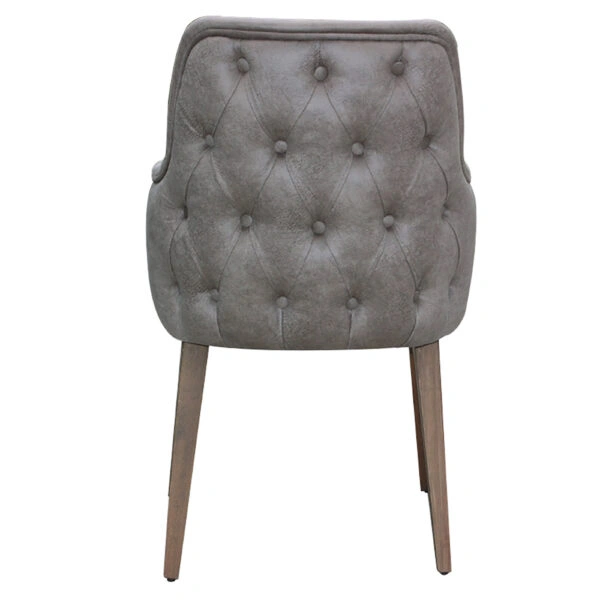 Artekko Ukoamik Καρέκλα Ξύλο Φυσικό Χρώμα Ύφασμα (56x66x93)cm