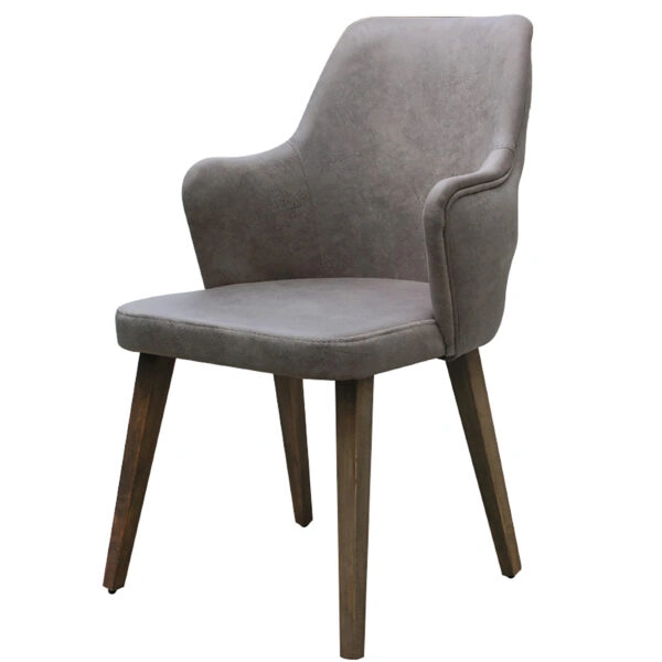 Artekko Ukoamik Καρέκλα Ξύλο Φυσικό Χρώμα Ύφασμα (56x66x93)cm