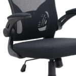 Καρέκλα γραφείου διευθυντική Falcon Megapap με ύφασμα Mesh χρώμα μαύρο 68x65x119/129εκ.