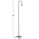 ΦΩΤΙΣΤΙΚΟ ΔΑΠΕΔΟΥ KRAMER HM7535.11 ΜΕΤΑΛΛΟ ΣΕ ΜΑΥΡΟ 23x169Υεκ.