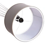 ΦΩΤΙΣΤΙΚΟ ΔΑΠΕΔΟΥ ΜΕΤΑΛΛΙΚΟ ΓΚΡΙ HM7581.01 Φ38x155 εκ.