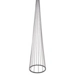 ΦΩΤΙΣΤΙΚΟ ΔΑΠΕΔΟΥ ΜΕΤΑΛΛΙΚΟ ΓΚΡΙ HM7581.01 Φ38x155 εκ.