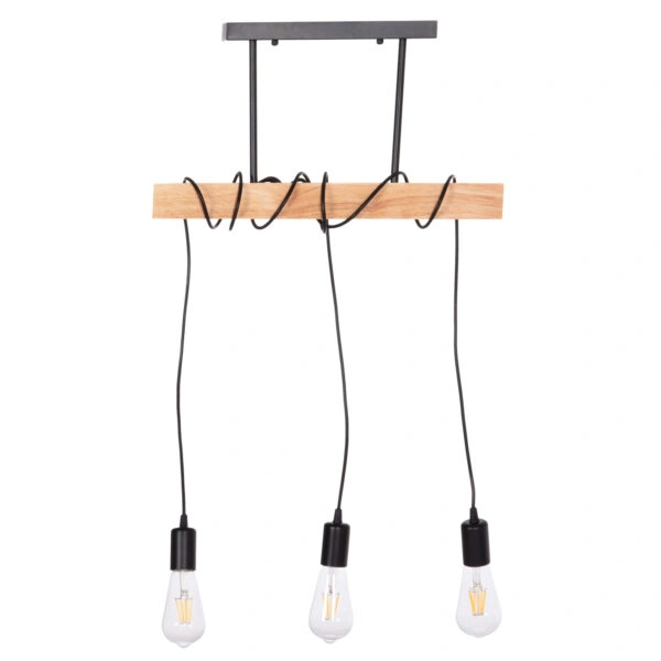 ΦΩΤΙΣΤΙΚΟ ΟΡΟΦΗΣ 3-ΦΩΤΟ VOLKS HM4658 ΜΕΤΑΛΛΟ-ΞΥΛΟ 49,5x5x134,5Υεκ.