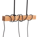 ΦΩΤΙΣΤΙΚΟ ΟΡΟΦΗΣ 3-ΦΩΤΟ VOLKS HM4658 ΜΕΤΑΛΛΟ-ΞΥΛΟ 49,5x5x134,5Υεκ.