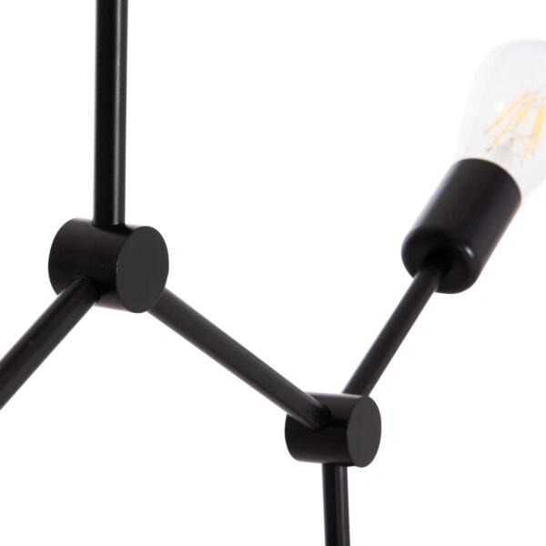 ΦΩΤΙΣΤΙΚΟ ΟΡΟΦΗΣ 3-ΦΩΤΟ LIGHTY HM7404.11 ΜΕΤΑΛΛΟ ΣΕ ΜΑΥΡΟ 52x5x48Υεκ.